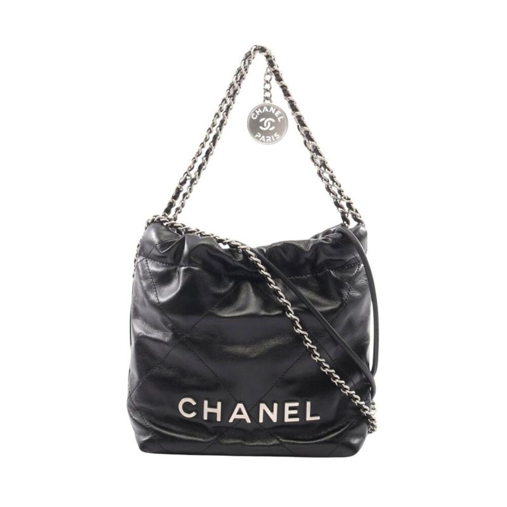 Chanel 22 Mini 2WAY Shoulder Bag Leather